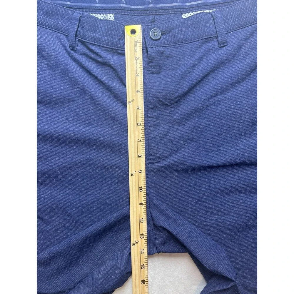 Tommy Bahama Shorts Mens 42 LG Navy Chip Shot Island Zone Golf Shorts Ripstop